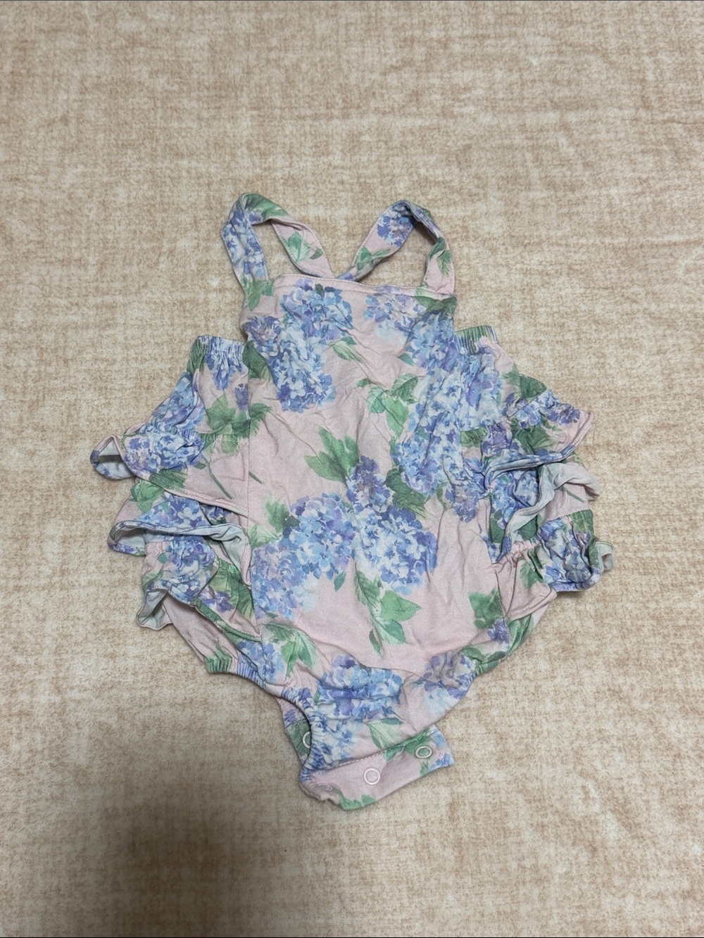 Angel Dear Hydrangea Sunsuit